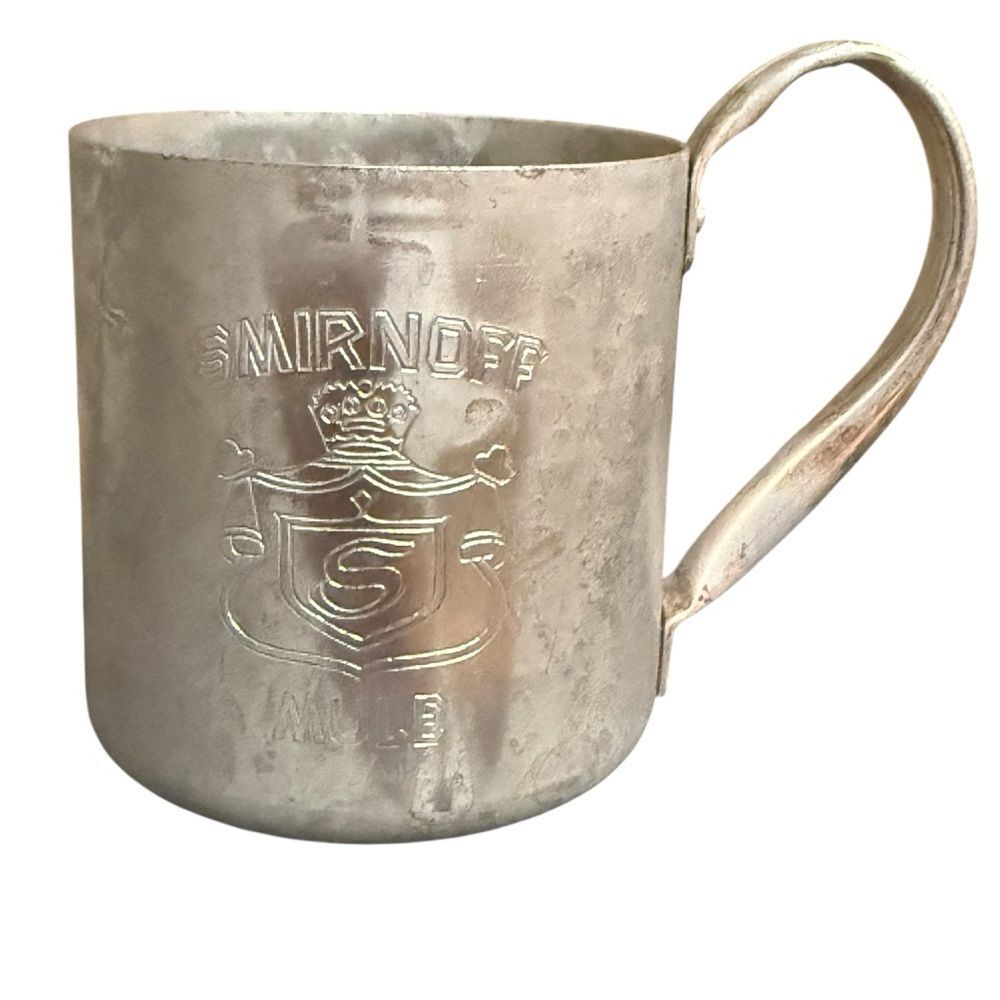 Vintage 80’s Collectible Smirnoff Vodka Moscow Mule Aluminum Mug